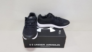 6 X BRAND NEW UNDER ARMOUR W MICRO G PURSUIT BP TRAINERS UK SIZE 8