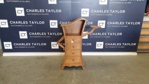 BRAND NEW SOLID TEAK WOODEN 5 DRAWER HONEY CABINET 50 X 30 X 120cm RRP £665