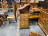 BRAND NEW SOLID TEAK WOODEN 5 DRAWER HONEY CABINET 50 X 30 X 120cm RRP £665 - 2