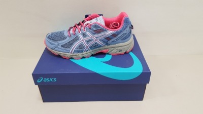 6 X BRAND NEW ASICS GEL-VENTURE 6 GS KIDS BLUE HARMONY / PINK CAMEO SIZE 6