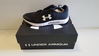 6 X BRAND NEW UNDER ARMOUR W MICRO G PURSUIT BP TRAINERS UK SIZE 8