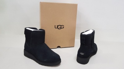 3 X BRAND NEW PAIRS OF UGG BOOTS W KRISTEN BLACK (CODE 1012497 W / BLK) UK SIZE 5.5