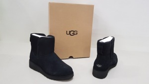 3 X BRAND NEW PAIRS OF UGG BOOTS W KRISTEN BLACK (CODE 1012497 W / BLK) UK SIZE 5.5