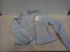 10 X BRAND NEW VILLA LIGHT BLUE FAUX LEATHER JACKET SIZE EXTRA SMALL