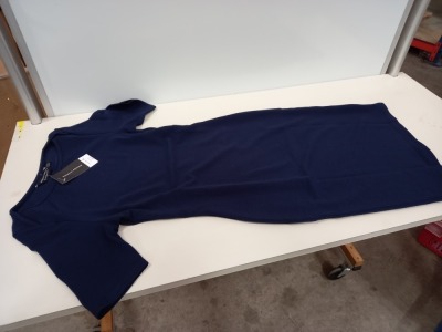 20 X BRAND NEW DOROTHY PERKINS NAVY DRESS UK SIZE 12 RRP £20.00 (TOTAL RRP £400.00)