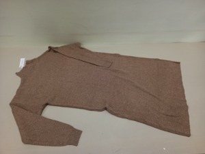 15 X BRAND NEW TOPSHOP LONG KNITTED TURTLENECK JUMPERS SIZE SMALL RRP £45.00 (TOTAL RRP £675.00) (PICK LOOSE)
