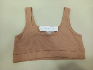 29 X BRAND NEW TOPSHOP NUDE CROPPED TOP BRA SIZE SMALL RRP £14.00 (TOTAL RRP £406.00)