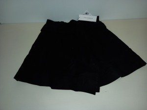 15 X BRAND NEW TOPSHOP BLACK SKIRTS IN VARIOUS SIZES RRP £29.00 (TOTAL RRP £435.00)