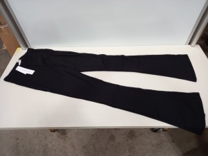 19 X BRAND NEW TOPSHOP BLACK FLAIRED PANTS UK SIZE 6 RRP £20.00 (TOTAL RRP £380.00)