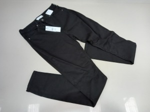 10 X BRAND NEW TOPSHOP LEIGH BLACK JEANS UK SIZE 14 RRP £38.00 (TOTAL RRP £380.00)