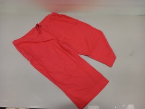 30 X BRAND NEW JD WILLIAMS 3/4 CORAL SHORTS SIZE 24