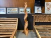 BRAND NEW SOLID MAHOGANY WOODEN LESUS SINGLE HANGER 180 X 30 X 30cm RRP £250 - 2