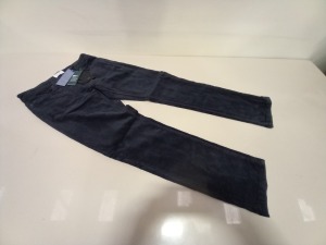 12 X BRAND NEW ONLY & SONS CORDUROY SLIM JEANS SIZE 30-30 RRP £36.00 (TOTAL RRP £432.00)