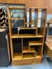 BRAND NEW SOLID TEAK WOODEN BOOK RACK 100 X 35 X 180cm RRP £925 - 2