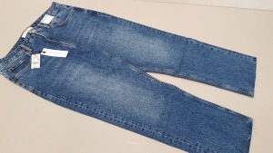 12 X BRAND NEW TOPSHOP STRAIGHT DENIM JEANS UK SIZE 14 RRP £40.00 (TOTAL RRP £480.00)