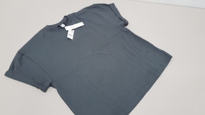 22 X BRAND NEW TOPSHOP GREY T SHIRTS UK SIZE XS/S RRP £10.00 (TOTAL RRP £220.00)