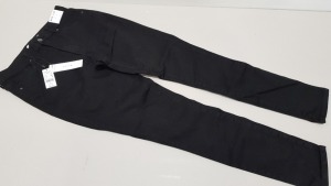 11 X BRAND NEW TOPSHOP BLACK LEIGH SKINNY JEANS UK SIZE 12 RRP £38.00 (TOTAL RRP £418.00)