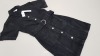 10 X BRAND NEW TOPSHOP BLACK DENIM DRESS UK SIZE 6 RRP £42.00 (TOTAL RRP £420.00)