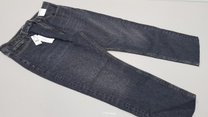 12 X BRAND NEW TOPSHOP STRAIGHT CUT DENIM JEANS UK SIZE 14 RRP £40.00 (TOTAL RRP £480.00)