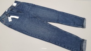 11 X BRAND NEW TOPSHOP MOM DENIM JEANS UK SIZE 12 RRP £43.00 (TOTAL RRP £473.00)