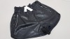 14 X BRAND NEW TOPSHOP BLACK LEATHER STYLED SHORTS UK SIZE 10 RRP £32.00 (TOTAL RRP £448.00)