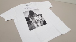 30 X BRAND NEW TOPSHOP WHITE T SHIRT SIZE MEDIUM RRP £12.00 (TOTAL RRP £360.00)