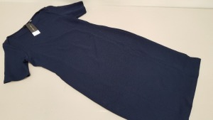 17 X BRAND NEW DOROTHY PERKINS NAVY DRESSES UK SIZE 8 RRP £20.00 (TOTAL RRP £340.00)