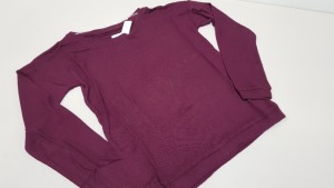 25 X BRAND NEW BOUX AVENUE BURGUNDY SWEATSHIRT SIZE 6 RRP £20.00 (TOTAL RRP £500.00)