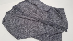 10 X BRAND NEW VERA MODA GREY KNITTED CARDIGAN UK SIZE 22 RRP £22.00 (TOTAAL RRP £220.00)