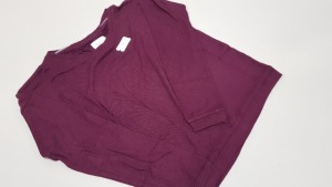 25 X BRAND NEW BOUX AVENUE BURGUNDY SWEATSHIRT SIZE 6 RRP £20.00 (TOTAL RRP £500.00)