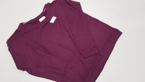 25 X BRAND NEW BOUX AVENUE BURGUNDY SWEATSHIRT SIZE 6 RRP £20.00 (TOTAL RRP £500.00)