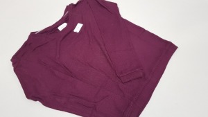 25 X BRAND NEW BOUX AVENUE BURGUNDY SWEATSHIRT SIZE 6 RRP £20.00 (TOTAL RRP £500.00)