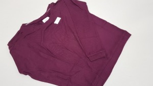 25 X BRAND NEW BOUX AVENUE BURGUNDY SWEATSHIRT SIZE 6 RRP £20.00 (TOTAL RRP £500.00)