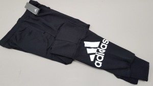 10 X BRAND NEW BLACK ADIDAS JOGGING PANTS SIZE 15 - 16 YEARS