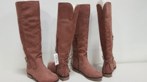 18 X BRAND NEW THE CHILDRENS PLACE DUSTY KNEE HIGH BOOTS SIZE 6 (TOTAL RRP £809.00)