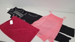 20 PIECE CLOTHING LOT CONTAINING CHERRY KOKO SKIRTS, MAY DRESSES AND PINK VEST TOPS ETC