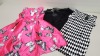 20 PIECE CLOTHING LOT CONTAINING CHARMS PARIS BUTTERFLY DRESSES, FREESIA BLACK AND WHITE DRESSES AND CAPSULE BLACK TOPS ETC