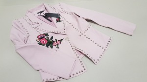 20 X BRAND NEW DROLE DE COPINE PINK FLOWER DETAILED DRESSES IN VARIOUS SIZES