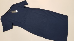 20 X BRAND NEW DOROTHY PERKINS NAVY SLIM FIT DRESSES UK SIZE 14 RRP £20.00 TOTAL RRP £400.00)