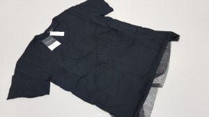 20 X BRAND NEW TOPSHOP BLACK T SHIRTS UK SIZE 6 AND 8 RRP £24.00 (TOTAL RRP £480.00)
