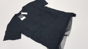 20 X BRAND NEW TOPSHOP BLACK T SHIRTS UK SIZE 6 AND 8 RRP £24.00 (TOTAL RRP £480.00)