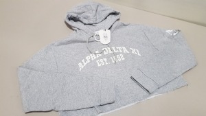 20 X BRAND NEW TOPSHOP GREY JUMPERS IN VARIOUS SIZES RRP £28.00 (TOTAL RRP £560.00)