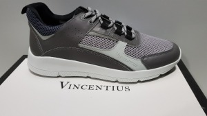 3 X BRAND NEW VINCENTIUS V19S GREY SNEAKERS UK SIZE 7