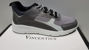 3 X BRAND NEW VINCENTIUS V19S GREY SNEAKERS UK SIZE 7