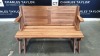 BRAND NEW SOLID TEAK WOODEN PICNIC BENCH 135 X 58 X 86cm RRP £500