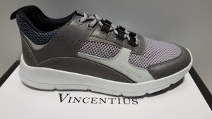 3 X BRAND NEW VINCENTIUS V19S GREY SNEAKERS UK SIZE 6 RRP £155.00