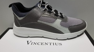 3 X BRAND NEW VINCENTIUS V19S GREY SNEAKERS UK SIZE 5 RRP £155.00 PP