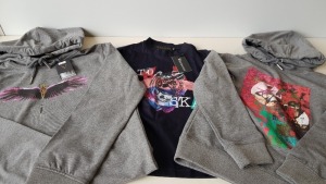 25 X BRAND NEW VINCENTIUS MIXED DESIGN CHILDRENS T-SHIRTS & HOODIES IN ASST SIZES TOTAL RRP £900+