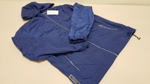 10 X BRAND NEW VINCENTIUS ADULT BLUE JACKETS RRP £90 PP TOTAL £900