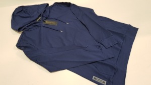 12 X BRAND NEW VINCENTIUS NAVY BLUE ADULT HOODIES IN SIZE L - RRP £59 PP TOTAL £708